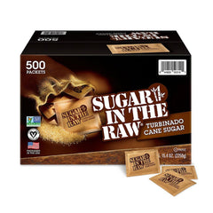 Sugar in the Raw Turbinado Cane Sugar Packets, 500 ct