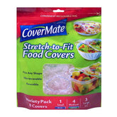 CoverMate Variety Pack Stretch-to-Fit Food Covers, 10 covers