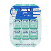 Oral-B Glide All-In-One Mint Flavor Dental Floss, 44 m, 6 pk