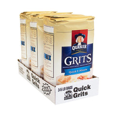Quaker Quick 5-Minute Grits 15 lb, 3 pk