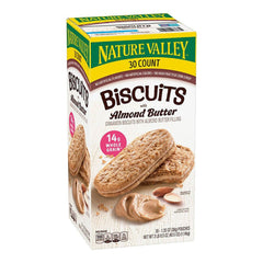 Nature Valley Biscuit Sandwich with Almond Butter, 30 ct