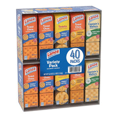 Lance Variety Pack Sandwich Crackers, 40 pk