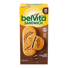 belVita Dark Chocolate Creme Breakfast Biscuits 25 pk