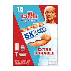 Mr. Clean Extra Durable Scrub Magic Eraser Sponges, 15 count