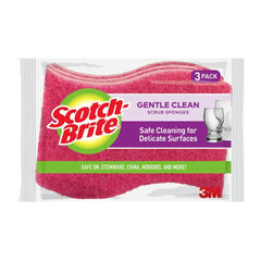 Scotch-Brite Gentle Clean Scrub Sponge - 9 Scrub Sponges (Pack of 3)