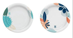 Dixie Disposable Paper Plates, 7", Multi-Color, 50 Count
