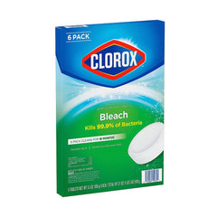 Clorox Ultra Clean Bleach Toilet Tablets, 6 ct (3.5oz each)