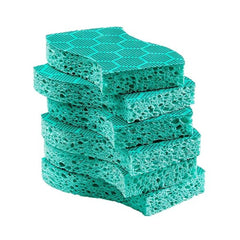Scotch-Brite ODOR RESIST Scrub Dots Heavy Duty Sponge, Powerful Scrubbing, Rinses Clean, Green, 6 Count