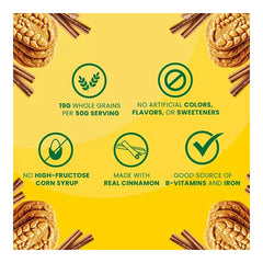 belVita Cinnamon Brown Sugar Breakfast Biscuits, 4 biscuits per pack, 25 pk