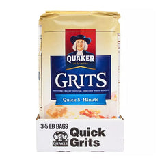 Quaker Quick 5-Minute Grits 15 lb, 3 pk