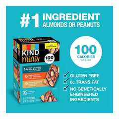 KIND Snacks Mini Nut Bar, Variety Pack, 32 ct