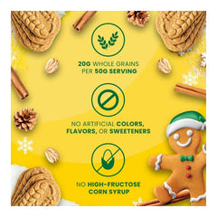 BelVita Breakfast Bars Biscuits, Gingerbread, 25 pk - 1.76 oz