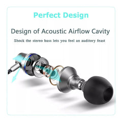 Wired Earbuds Headset In-Ear Earphone MIC 3.5mm HIFI DJ Bass Stereo Headphone