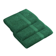 Bath Towels 3 Pack "27x52" Green Cotton Towel Set Bath Pool Gym Towels Beach