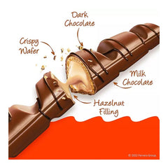 Kinder Bueno Milk Chocolate Hazelnut Bars, 1.5 oz, 20 pk