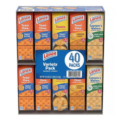 Lance Variety Pack Sandwich Crackers, 40 pk
