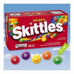 Skittles Original Fruity Chewy Candy, Full Size, 2.17 oz, 36 pk