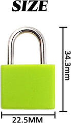Luggage lock securing suitcase zipper