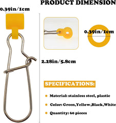 Fishing sinker slide with rotating buckle and duo lock snap