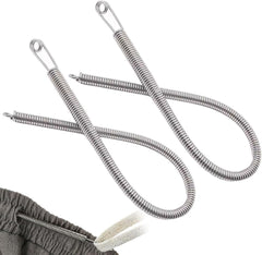 2-piece spring drawstring needle threader tool set