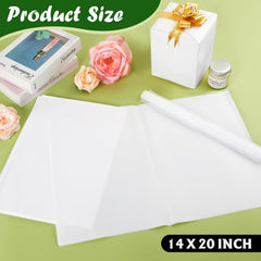 White tissue paper used for gift bag wrapping