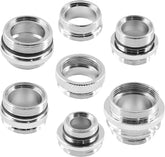 7-Piece Brass Faucet Adapter Set for Sink Aerators & Garden Hoses