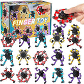 16-piece transformable fidget spinner set in gift box