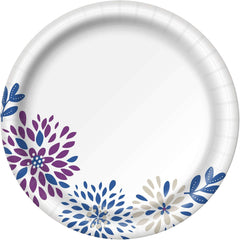 Dixie Disposable Paper Plates, 7", Multi-Color, 50 Count