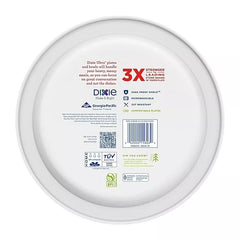 Dixie Ultra 10-1/16" Paper Plates, 20-count Kitchen Party Supplies Disposable