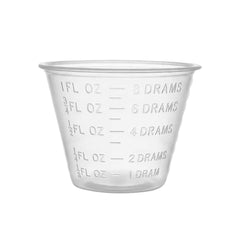 Disposable Medicine Cups Graduated, Bulk Pack of 100, 1 oz 30ml Small Plastic