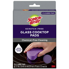 Scotch-Brite Non-Scratch Glass Cooktop Cleaning Pad, 2 Pads
