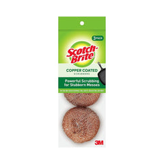 Scotch-Brite® Copper Coated Scouring Pads, 3 Count