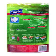 CoverMate Variety Pack Stretch-to-Fit Food Covers, 10 covers