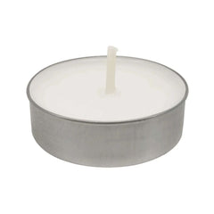 Long Burning Unscented Tea Light Candles, In White Pack Of 100