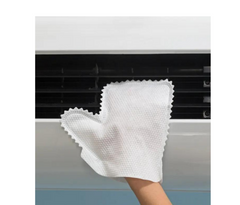 Dust Cleaning Gloves, Double-Sided Cleaning Multi-purpose Gloves - 10 Pcs White