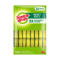 Scotch-Brite Heavy Duty Yellow Scrub Sponges 24 Count