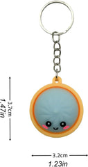 Dumpling keychains used as party favor goodie bag fillers