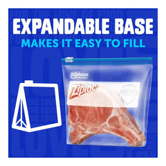 Ziploc Slider Freezer Bags, Variety Pack, 132 ct