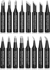 16-piece 900M soldering iron tip set with storage box