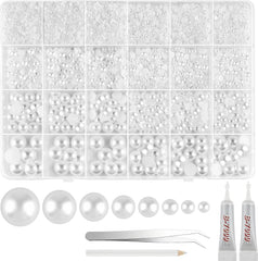 13000-piece flatback pearl kit with picker tools