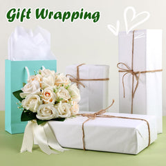 Tissue paper sheets stacked showing 14x20 inch size