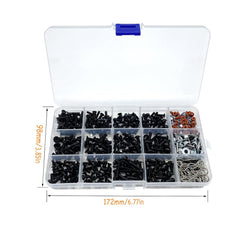 Assorted M3 and M4 screws for RC cars and trucks