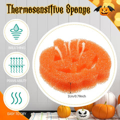 Non-scratch Halloween dish sponges for kitchen cleanup and seasonal decor