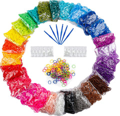 12700 piece loom rubber bands refill kit in 26 colors