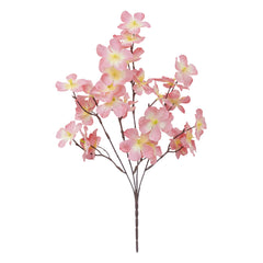 16-inch artificial pink cherry blossom pick