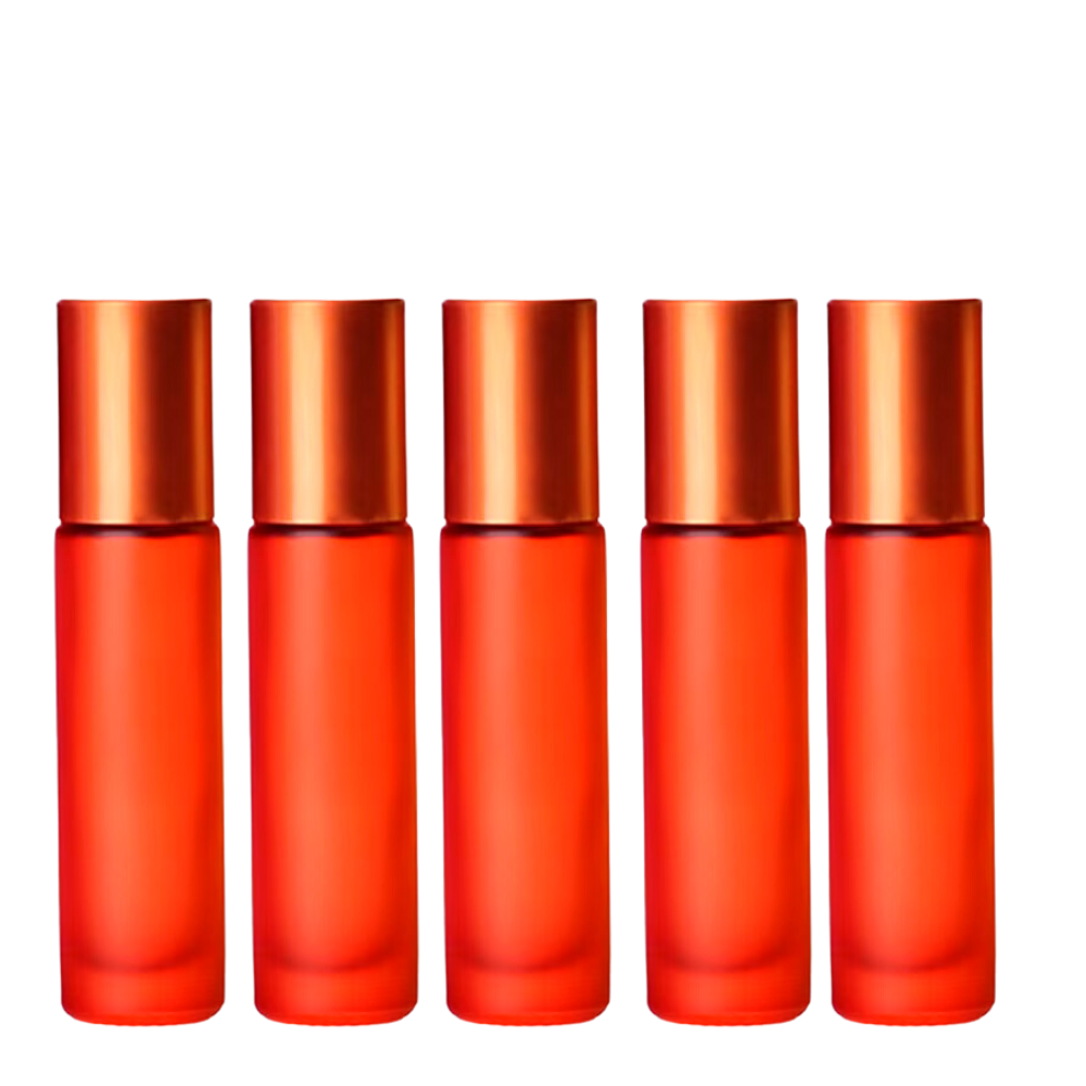 Orange Fragrance Oil Steel Roll on Bottle 