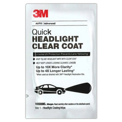 3M Quick Headlight Clear Coat Wipes – 8-Pack Value Size, No-Tools Restoration
